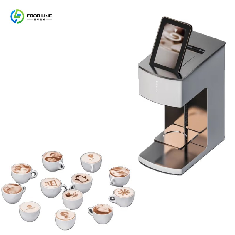 Commercial Printing Press Machine - Impressora de Arte em Café 3D