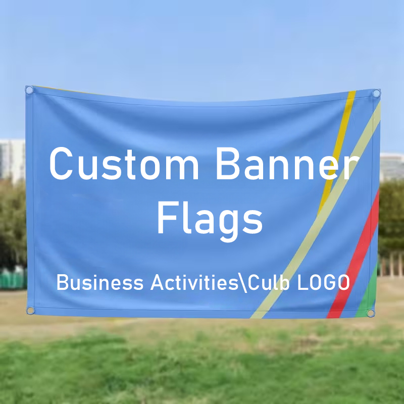 Commercial Printing Company - Bandeira Personalizada para Logotipo da Empresa,