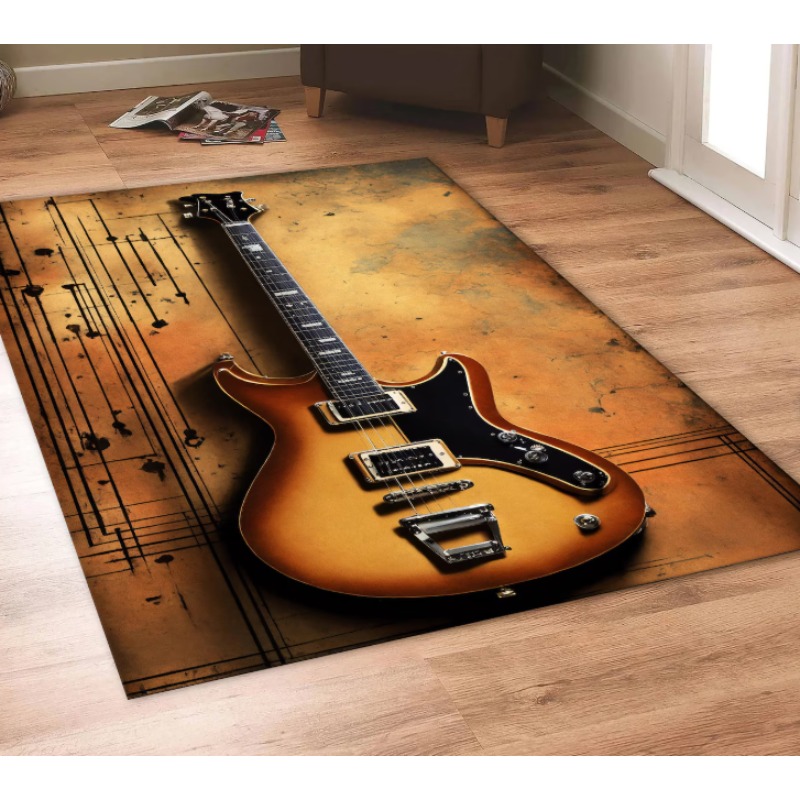 Guitarra impressão música tema - Commercial Printing Icon avaliação e preço